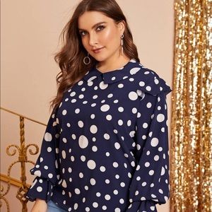 Beautiful polka dot blouse